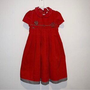 Luli & Me Elegant Red classic Dress